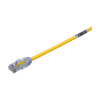 Cable de Parcheo UTP Cat6A, CM/LSZH, Diámetro Reducido (28AWG), Color Amarillo, 0.3 Metros (1 Pie)