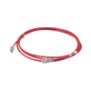 Cable de Parcheo UTP Cat6A, CM/LSZH, Diámetro Reducido (28AWG), Color Rojo, 2.13 Metros (7 Pies)