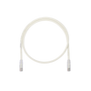Cable de Parcheo UTP, Cat6A, 24 AWG, CM, Color Blanco, 0.91 Metros (3 Pies)