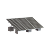 Mounting for 3 Solar Panels, 8 Rails of 4050mm for Modules with 35mm Thickness, Max. Wind Speed 136km/h (20° to 45°)
