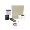 2 Honeywell VISTA48/6160RF Keypad Alarm Panels with Wireless Receiver, Battery, and Transformer