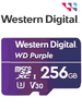 WESTERN DIGITAL WDD256G1P0C MicroSD 256GB / MICRO SDXC PÚRPURA SC QD101 VIDEOVIGILANCIA 24/7 CLASE 10 U1 LECT 50MB/S ESC 40MB/S