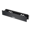 Organizador de Cables Horizontal PatchLink, Sencillo (Solo Frontal), Con Tapa Extendida, Para Rack de 19in, 2UR