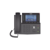 Business IP phone for 20 SIP lines, integrated Bluetooth for headsets, PoE and up to 60 DSS buttons with dual Gigabit port, supports video reception