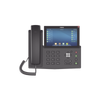 Enterprise IP phone for 20 SIP lines, touchscreen, integrated Bluetooth for headset, PoE and up to 127 DSS buttons with dual Gigabit port, supports video reception