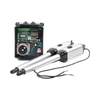 Kit de brazos para automatizar portones vehiculares batientes de 2 hojas/ 3 Mts / 300 Kg / Uso solo residencial / Compatible con respaldo de energía