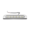 Luz de Escena, 6 LED, IP67, con bisel color blanco, Ideal para Ambulancias y Vehículos de trabajo