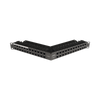 Patch Panel Z-Max de 48 Puertos, Blindado, Precargado con Jacks Categoría 6A, Angulado, 1UR