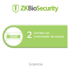 Licencia para ZKBiosecurity para modulo de estacionamiento de 2 carriles utilizando controlador de acceso