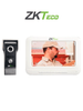 ZKTECO VDP03B3 Kit - Kit de Videoportero Analógico / Monitor de 7 Pulgadas / Frente de Calle con cámara de 1 MP / Angulo de Visión 87° / Conexión hasta 4 monitores