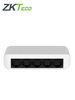 ZKTECO CDTSE55C - Switch de Escritorio de 5 Puertos / Fast Ethernet 10/100 / Diseño Compacto / Auto MDI/MDIX / Indicadores LED / Carcasa de Plástico / No Gestionable