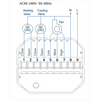Termostato con tecnología inalámbrica ZigBee 4PIPE V Fancoil / 110 - 120VCA