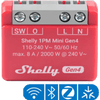 Mini Interruptor inteligente Wi-Fi 2.4 / medición de consumo, /1 canal 8A 110-240 / compatible con asistentes de voz