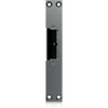 Contrachapa eléctrica de seguridad intrínseca a prueba de fallos  Fail-Secure (normalmente cerrada), sujeción de hasta 227 kg (500 lb) y profundidad de pestillo de 8 mm