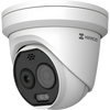 (HIKMICRO) Turret IP Bi-Espectral / Térmica (160 X 120 / 1.8 mm) + Óptica (5 MP / 2 mm ) / Rango: -20°C a 150°C / 8°C Tolerancia / VCA 3.0 (Vehiculo 60 Mts / Humano 20 Mts) / Detección de Fuego y Humo / IP67 / Dual Light /