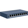 Switch PoE+ / Monitoreable / 8 Puertos 10/100 Mbps PoE+ / 1 Puerto 1000 Mbps Uplink /  Configuración Nube Hik-Partner Pro / Modo Extendido hasta 300 metros / 60 W