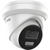 [Dual Light + 2 Micrófonos Integrados] Turret IP 8 Megapixel (4K) / Lente 2.8 mm / 30 mts Luz Blanca + 30 mts IR / ACUSENSE / Exterior IP67 / WDR 120 dB / PoE / ONVIF / Micro SD / Metal / ACUSEEK