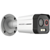 Cámara Bala IP Térmica y Óptica Biespectral / Análisis de Video (VCA) para Protección Perimetral / Clasifica Vehículo/Humano / Térmica 96 x 72 / Óptica 4 MP ColorVu / IP67 / Audio y Alarma Visual