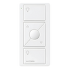 Control Pico inalámbrico de 3 botones con subir y bajar para iluminación, batería de 10 años, compatible con Caseta Wireless, RadioRA 2, Vive y GRAFIK Eye QS, color blanco