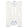 Porta tarjeta de plastico ABS / Transparente / Compatible con tarjetas ACCESSCARDEPC / PROCARDX o Formato CR80