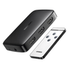 Conmutador HDMI (Switch) 4K@30Hz | 3 Entradas a 1 Salida | 3D | Transmisión Estable | Incluye Control Remoto | Receptor de Infrarrojos | Indicador LED | Chip Inteligente | Incluye Cable Micro USB para Alimentación.