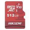 MicroSD HIKSEMI NEO Plus / 512 GB / 95 MB/s Lectura / 60 MB/s Escritura / Clase 10 U3 / TLC NAND / Especializada Para Videovigilancia 24/7