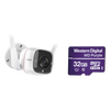 Kit de Cámara IP Wi-Fi / Incluye 1 Pieza Modelo TAPOC310 / 2 Megapixel / Audio Doble Vía / Utiliza la App Tapo / 1 Memoria Micro SD Modelo WD32MSD