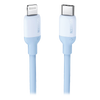 Cable USB-C a Lightning / Certificado MFi / 1 Metro / Adecuado para iPhone, iPad, iPod / Carga Rápida PD 20W /  Sincronización de Datos de hasta 480 Mbps / Goma de Silicona y  TPE. / Suave al Tacto / Color Navy Blue