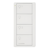 Control remoto inalámbrico Pico de 4 botones para encender y apagar 2 grupos de luces, batería de 10 años, para Caseta Wireless, RA2 Select, RadioRA y HomeWorks