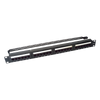 Panel de Parcheo de Impacto (110) UTP de 24 Puertos Cat6, 19 Pulgadas (48.26 cm), con Barra para Organizar Cable