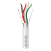 Carrete de 305 Metros (1000 Pies) de Cable / 4x14 AWG / Blindado / Plenum / Color Blanco / para Aplicaciones de Audio, Seguridad y Control