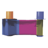 Ribbon Full Color YMCK 750 Imágenes para  HDP6600