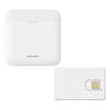 (AX PRO) KIT de Alarma AX PRO / Incluye: 1 Hub con batería de respaldo / 1 año de Servicio de Datos 600MB / Wi-Fi / 3G/4G / Compatible con Hik-Connect P2P