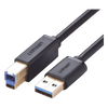 Cable USB-A 3.0 macho a USB-B macho / Ideal para Impresora, Escáner, Pianos, Barras de sonido, etc. / Plug & Play / Compatibilidad Universal / 2 metros