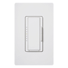 Atenuador de pared Maestro para balastros fluorescentes regulables de 3 hilos y drivers Hi-lume LED, 6 A, 120 V, unipolar o multilocación, color blanco