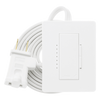 Atenuador de lámpara de sobremesa tipo plug-in, 120 V, 300 W / 300 VA, inalámbrico por RF, para el sistema RadioRA 2 de Lutron, color blanco Snow