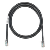 Cable de Parcheo UTP Categoría 5e, con Plug Modular en Cada Extremo - 1.5 Metros (4.92 Pies) - Negro