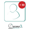 [BAJO PEDIDO] Expansión de 50 Empleados adicionales para Software Acceso3 - TITANIUM / Compatible con NOMINA