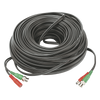 Cable Coaxial (BNC RG59) + Alimentación / SIAMES / 50 Metros (164 Pies) / 100% COBRE / Para Cámaras 4K / Uso Interior y Exterior