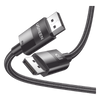 Cable DisplayPort 1.4 | Longitud 2 Metros (6.56 Pies) | Versión DP1.4 | 8K 7680x4320 a 60 Hz | Soporta 3D | HDR | Blindaje Interno Múltiple | Nylon Trenzado | Soporta 32.4Gbps