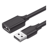 Cable Extensor USB 2.0 A a A | 1 metro | Macho-Hembra | Ultra Durabilidad | Núcleo de Cobre Estañado 28/22 AWG | Blindaje Interior Múltiple / Ideal para teclado, mouse, impresoras, etc.