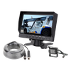 Sistema Profesional de Cámara de Reversa y Monitor Alámbrico para Vehículos de Trabajo y Montacargas