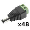 KIT DE 48 CONECTORES MACHO JR52 PARA ALIMENTACIÓN A 12 Vcc