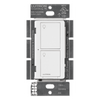 Interruptor de pared inteligente on/off Caseta Wireless, voltaje dual 120/277 V, 5 A en LED, sin cable neutro, compatible con controles Pico y Smart Bridge
