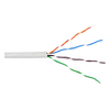 Bobina de Cable de 305 Metros (1000 Pies) UTP Cat6 Riser / Color Blanco / UL, CMR, Probado a 350 Mhz / Para Aplicaciones de CCTV, Redes de Datos, IP Megapixel, Control RS485