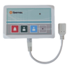 Terminal de Cama Inalámbrico / Botón de Alarma Presencia y Médico / IP54 / Material ABS Antibacteriano / RF 433MHz / 400 metros Distancia Transmisión (linea de vista)/ Alimentación 2xAAA / Protocolo POCSAG