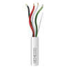 Bobina de 305 m (1000 ft) / Cable para Alarma 4x18 AWG / Riser / Blanco