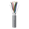 Bobina de 305 Metros (1000 Pies) de Cable  6x22 AWG / Blindado / Plenum de Color Gris / Aplicaciones de Audio, Seguridad y Control
