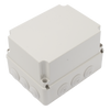 Caja Derivación-Conexión de Plástico (190 X 240 X 165 mm) con 12 Glándulas de Goma. Para Instalaciones Comerciales, Residenciales e Industriales. Incluye Tornillería para su Tapa. Funciona También como Registro.