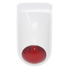 Sirena Estrobo SFIRE SF-06R / 110 dB / 12 VCC / Estrobo Rojo Integrado / Uso Interior y Exterior